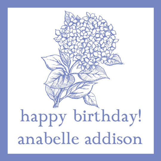 Hydrangea Gift Stickers